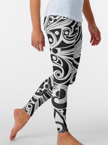 Kushinda USA Abstract Leggings 